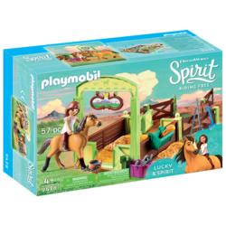 PLAYMOBIL Spirit - Riding Free Pferdebox Lucky & Spirit 9478