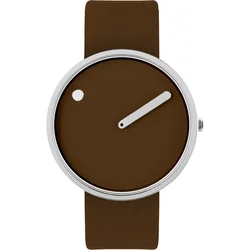 Picto 43324-4720S Herrenuhr Chocolate Brown 40mm 5ATM