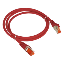 Patch kabel F/UTP kat 6 PVC 0,25 m rdeč ALANTEC