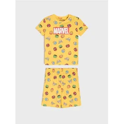 Sinsay - Dvodijelna pamučna pidžama sa Marvel printom - žuto