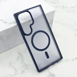 Futrola SILKY MAGSAFE za Samsung S928B Galaxy S24 Ultra 5G plava