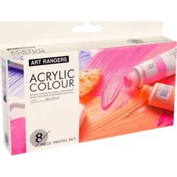 Boja akrilna 8/1 set pastel 8x22ml fea0822-p art ranger
