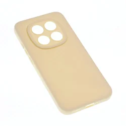 Maska za Xiaomi Redmi Note 15 Pro 5G krem Silikon Pro Camera