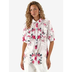 MSN Collection Bluza Blusen mešane barve