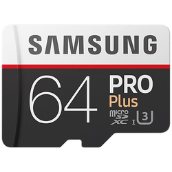 Samsung micro SDXC 64GB PRO Plus + SD adaptér