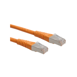 ROLINE S/FTP (PiMF) Patch Cord, Cat.6, orange 10 m