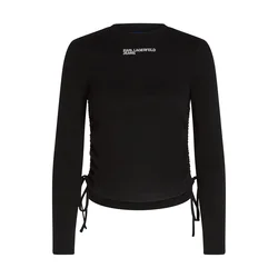 KARL LAGERFELD JEANS Majica črna/bela