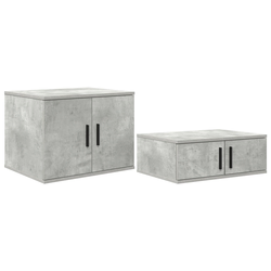 Ormarić za pohranu 2 pcs Betonski sivi 108 x 41 x 40 cm