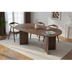 Hanah Home Trpezarijski sto Sabella, 200x75x90 cm, Boja oraha