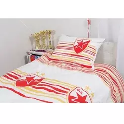 Posteljina Crvena zvezda 140x200 cm - Pruge
