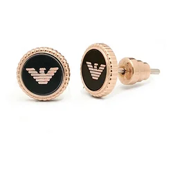 Uhani Emporio Armani EGS2534221 Rose Gold/Black