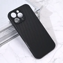 Torbica Carbon fiber za iPhone 16 Pro Max 6.9 crna