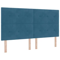 Uzglavlje Tamno plava 180 cm Baršun