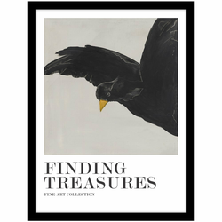 Plakat z okvirjem 32x42 cm Finding Treasures – Malerifabrikken