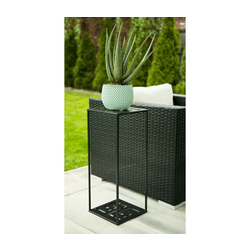 Stalak za cveće 60x24 cm, crne boje