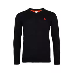 U.S. POLO ASSN. Pulover  rdeča / črna