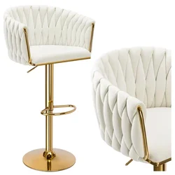 EH Barski stol Cofton Gold Cream White