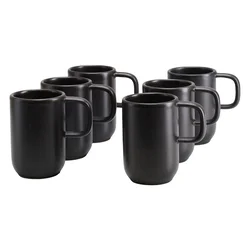 Creatable SET SKODELIC ZA KAVO Uno Schwarz  6-delni 300 ml