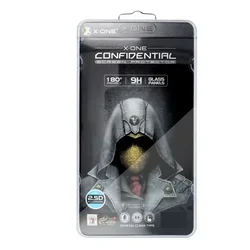 X-ONE Full Cover Extra Strong Privacy kaljeno staklo - za iPhone 16 / iPhone 15 (puno ljepilo) crno