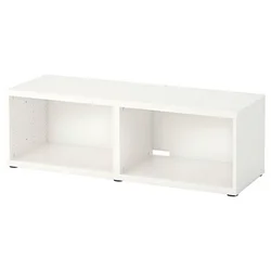 BESTA TV stalaža, bela, 120x40x38 cm