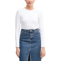 Calvin Klein Jeans A- LS MONOGRAM BABY TEE Bela