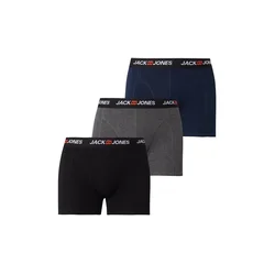 Jack & Jones bokserice 3 pack za muškarce, crna, teget i siva