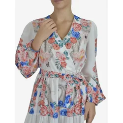 MSN Collection Obleka Maxi bela
