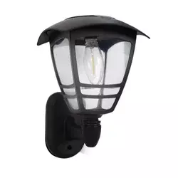 Solarna LED zidna lampa fenjer Modee ML-WS130, filament toplo bela 3200K
