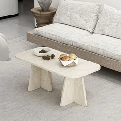 Hanah Home klub sto Mantar 18700, 90 cm, travertin