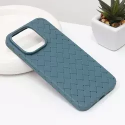TERACELL Torbica Weave case za iPhone 14 6.1 Pro petrolej