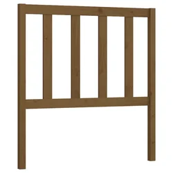 Uzglavlje za krevet boja meda 106 x 4 x 100 cm masivna borovina