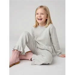 Sinsay - Wide leg pantalone sa viskozom - tamno siva