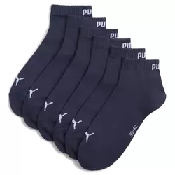 PUMA Quarter Socks Unisex (3-Pack), Clothing, Navy, 47-49