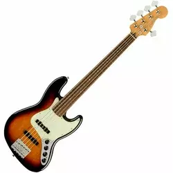 Fender Player Plus Jazz Bass V PF 3-Tone Sunburst 5 strunska bas kitara (Rabljeno)