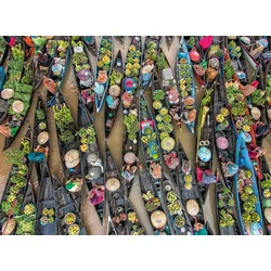 Ravensburger - Puzzle Plavajoči trg, Indonezija - 500 kosov
