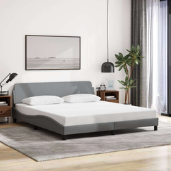 Okvir za krevet Dover svjetlosivi 180x200 cm od tkanine