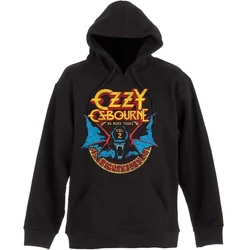 Ozzy Osbourne Unisex Pullover Hoodie Bat Circle L