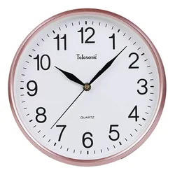 Telesonic Zidni sat, 30 cm, Rose Gold