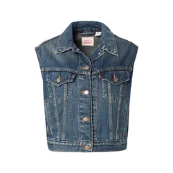 LEVIS ® Brezrokavnik SHRUNKEN 90S temno modra