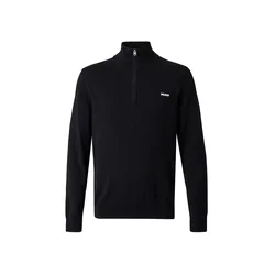 BOSS Pulover San Quintus-C2 50574143 Črna Regular Fit