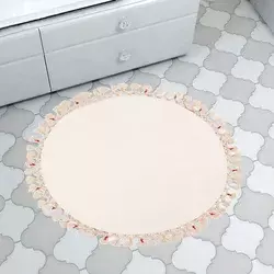 Hanah home Prostirka za kupatilo 80x80cm Bela