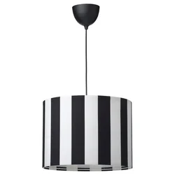 RINGSTA / HAVSDJUP Visilica, crna/bela, 42 cm
