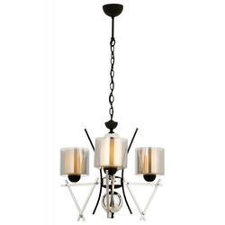 Opviq Luster Av-4301-3K, 90 cm, Crno-sivi