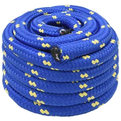 vidaXL Večnamenska uporabna vrv 40 mm 10 m Modra PP