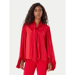 Rinascimento Bluza CFC0126202003 Rdeča Loose Fit