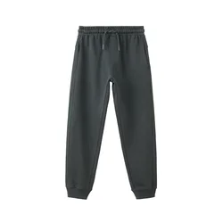 MANGO KIDS Hlače FRANCIA temno siva