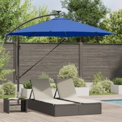Suncobran Azurnoplava 294 x 294 x 248 cm Poliester i aluminij