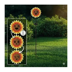 Globo 36590 - LED solarno svetlo 200xLED/0,06W/3V IP44 cvet