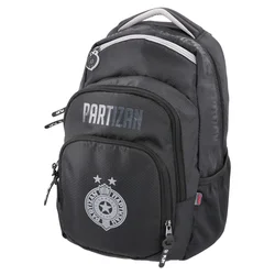 Play Ranac za dečake Partizan Cosmo, 46 x 31 x 28 cm, Ergonomski, Crni
