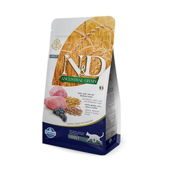 N&D Suva hrana za odrasle mačke, Jagnjetina i borovnica, 10kg